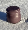 POT "MIEL" MARBRÉ