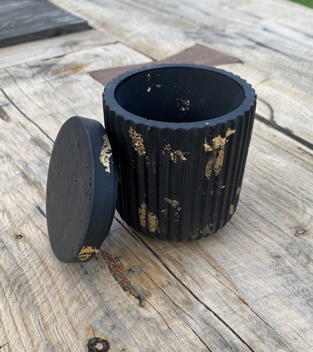 POT STRIÉ FEUILLES